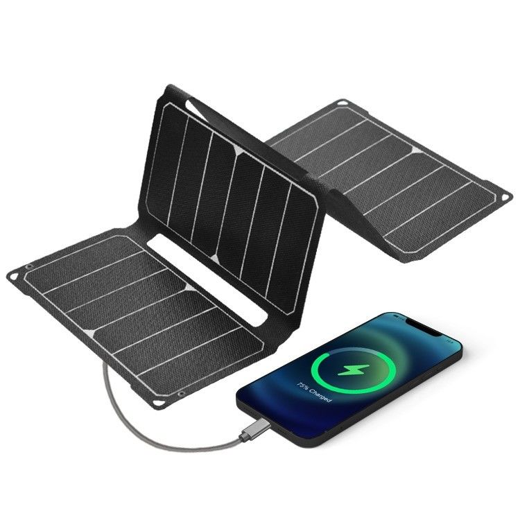 最新の太陽電池 IP68 30W 12V 折りたたむ太陽光パネル