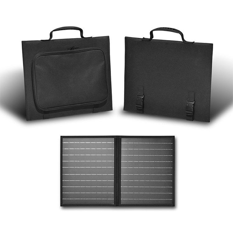 CE/FCC/ROHS/PSE 認定 キャンプ用40Wポータブル折りたたむ太陽光パネルモバイル充電器