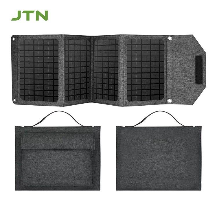折りたたむデザイン 太陽光パネル充電器 24W/30W ラップトップと電話 屋外キャンプ