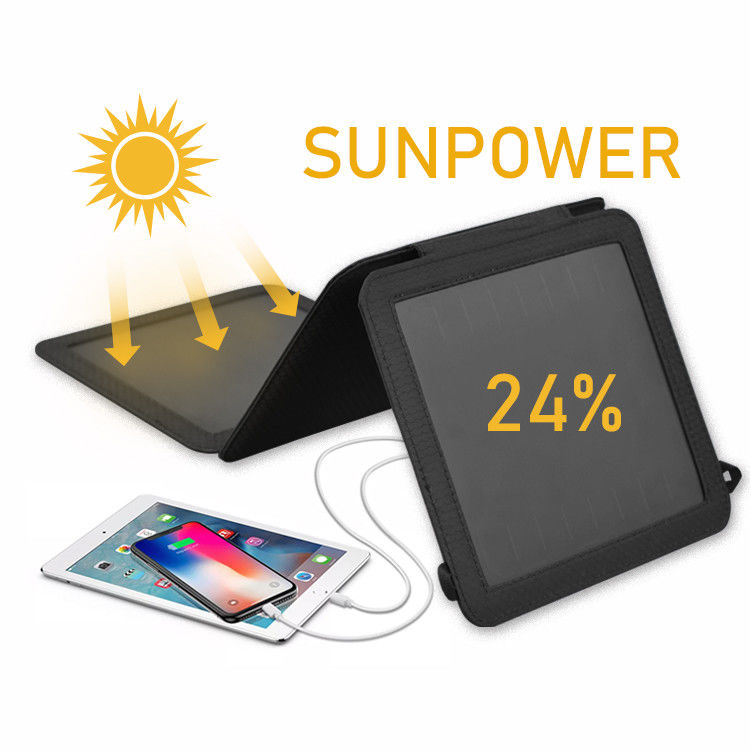 キャンピング 21W 折りたたむ ソーラー パワー 携帯 ソーラー パネル USB ポート