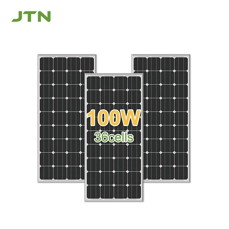 小型パネル 50W 70W 100W 太陽光パネル 小型システム用の黒いシングルパネル 12V 48V