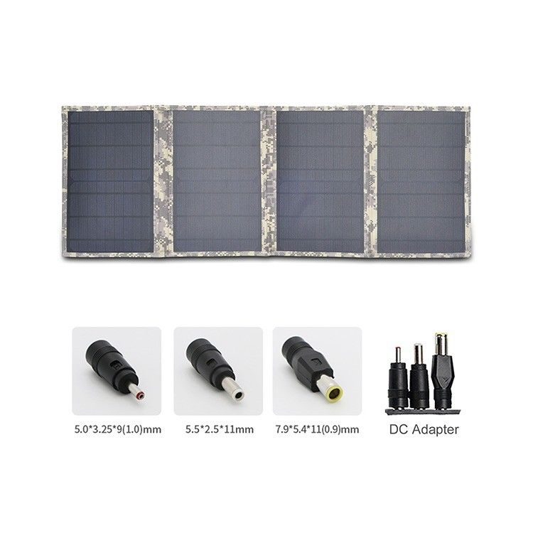 折りたたむ太陽光パネル 60W 12V USB3.0 携帯電話用 防水 携帯型太陽光折りたたむバッグ