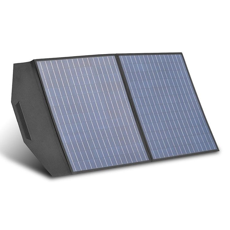 156.75mmx156.75mm セルサイズ PET モノクリスタリン 折りたたむ太陽光パネル 100w 携帯電話用