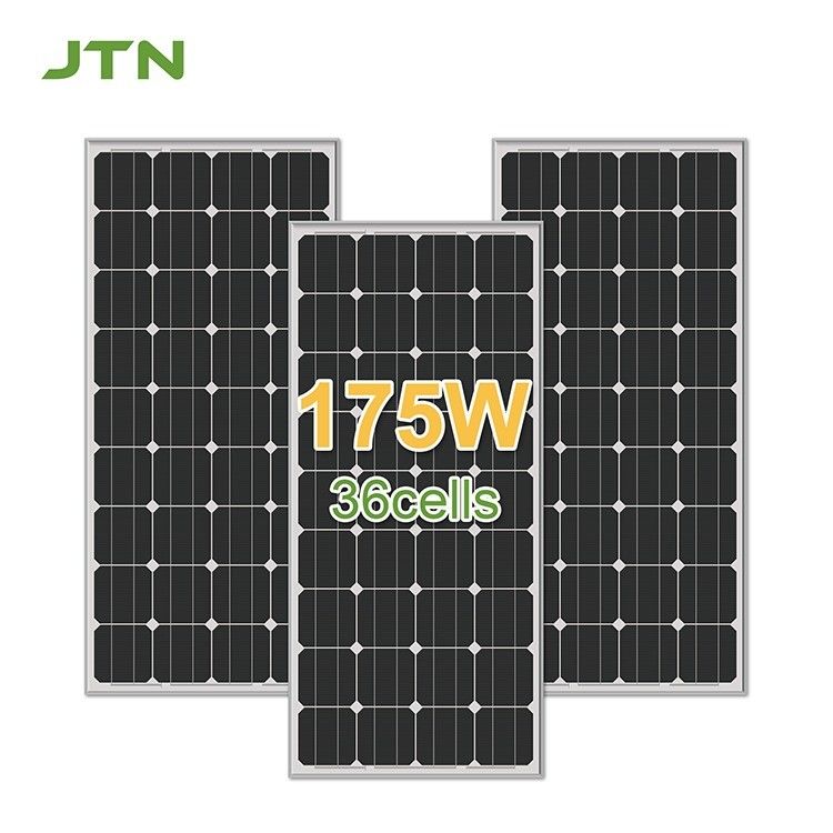 PET/ETFE/ガラスの表面材料 家庭用太陽光発電システム用の175Wの単一太陽光パネル
