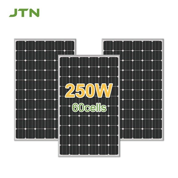 モノクリスタル太陽電池 薄膜光電パネル 250ワット 18V 30V 36V RVエネルギー