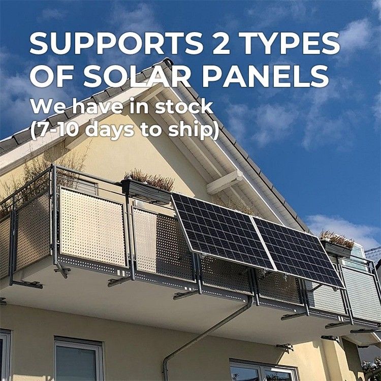 400wp 600wp 800wp プラグアンドプレイ バランコ 太陽系 230v 屋根の設置に便利な出力